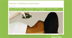 Desktop Screenshot of etbodywork.com